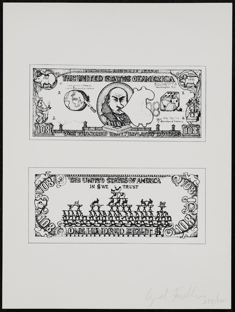 $108 Bill from The New York Collection for Stockholm portfolio