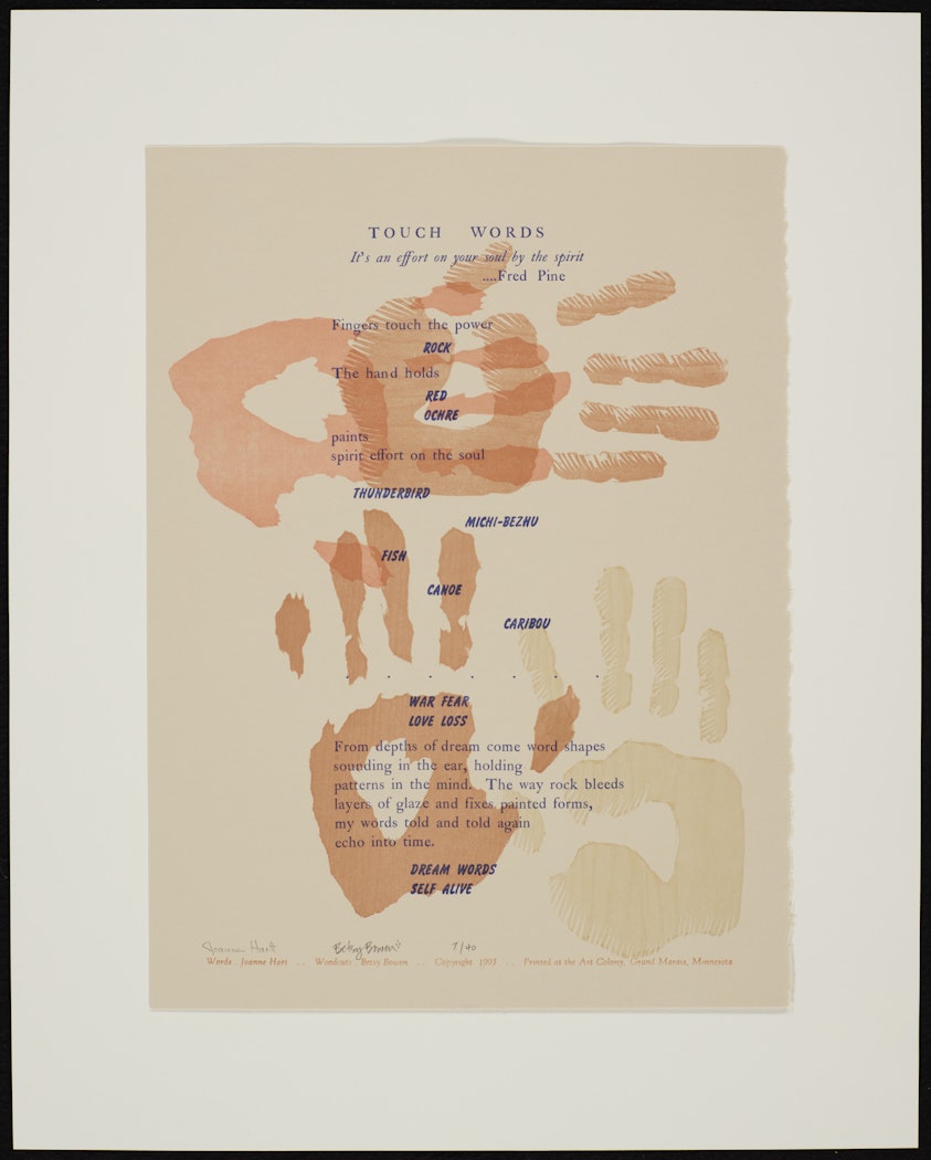 Touch Words from the Thirteen Broadsides portfolio