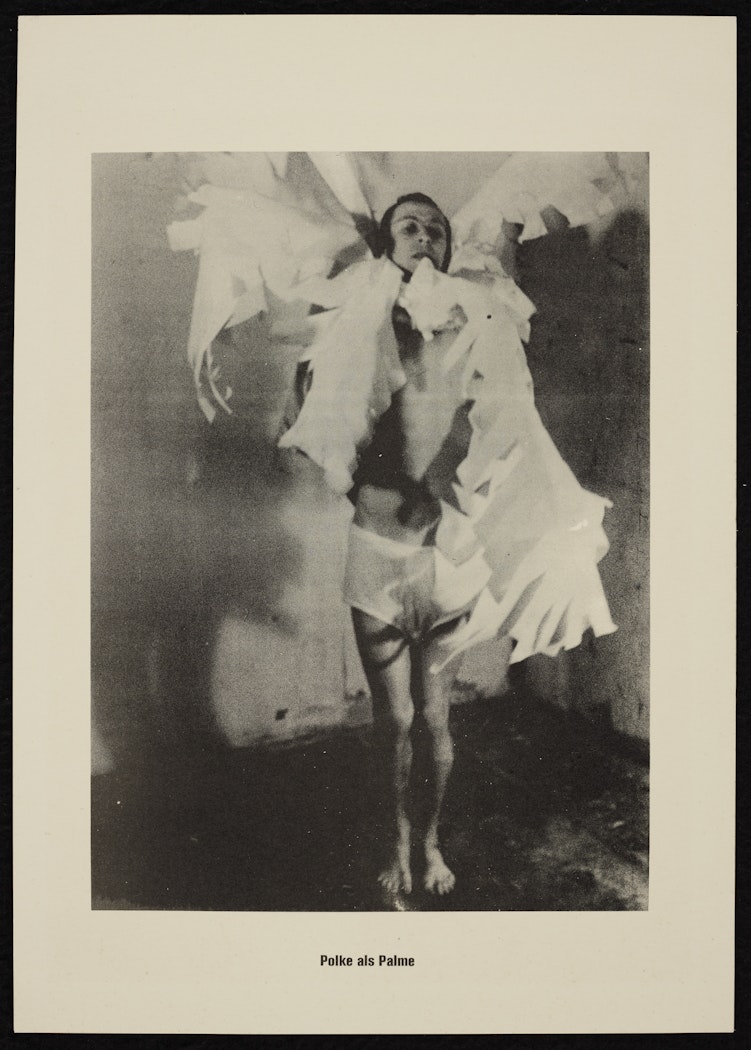 Polke als Palme (Polke as Palm Tree) from the portfolio Höhere Wesen befehlen (Higher Beings Command)