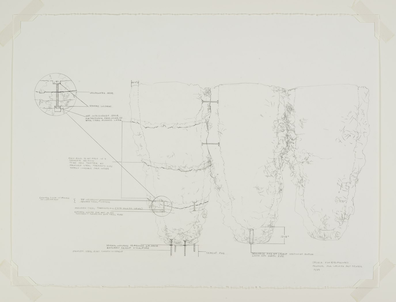 Drawing for Three Bowls 