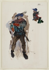 Costume design for Nym from "Henry V"
