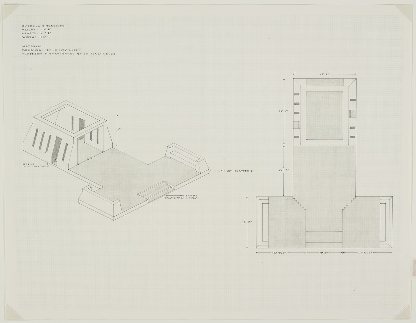 Drawing for Belvedere