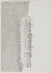 drawing for Caterpillar City from the exhibition Tokyo:  Form and Spirit