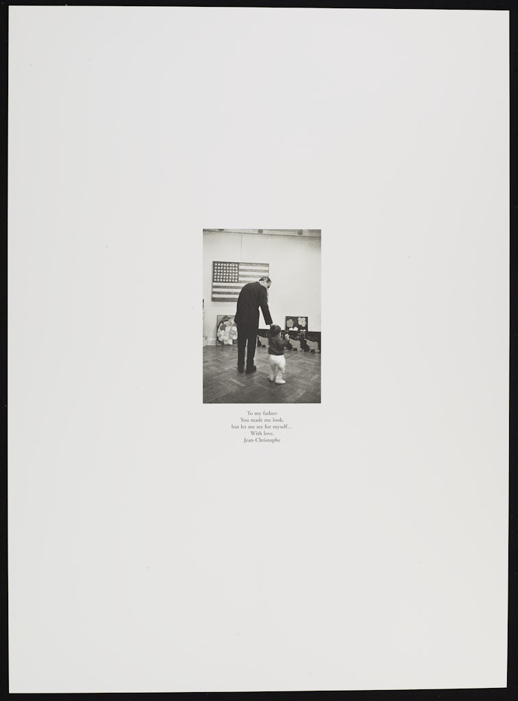 portfolio box, dedication page, and colophon for Leo Castelli 90th Birthday Portfolio