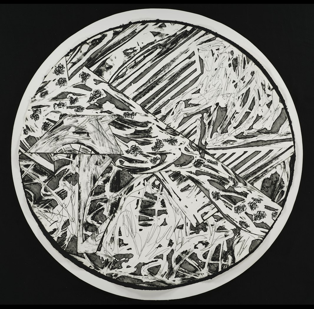 Swan Engraving Circle II