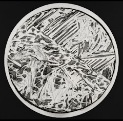 Swan Engraving Circle II