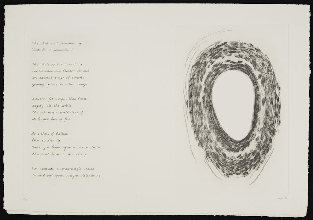 The Whole Soul Summed Up from the portfolio Seven Poems by Stéphane Mallarmé