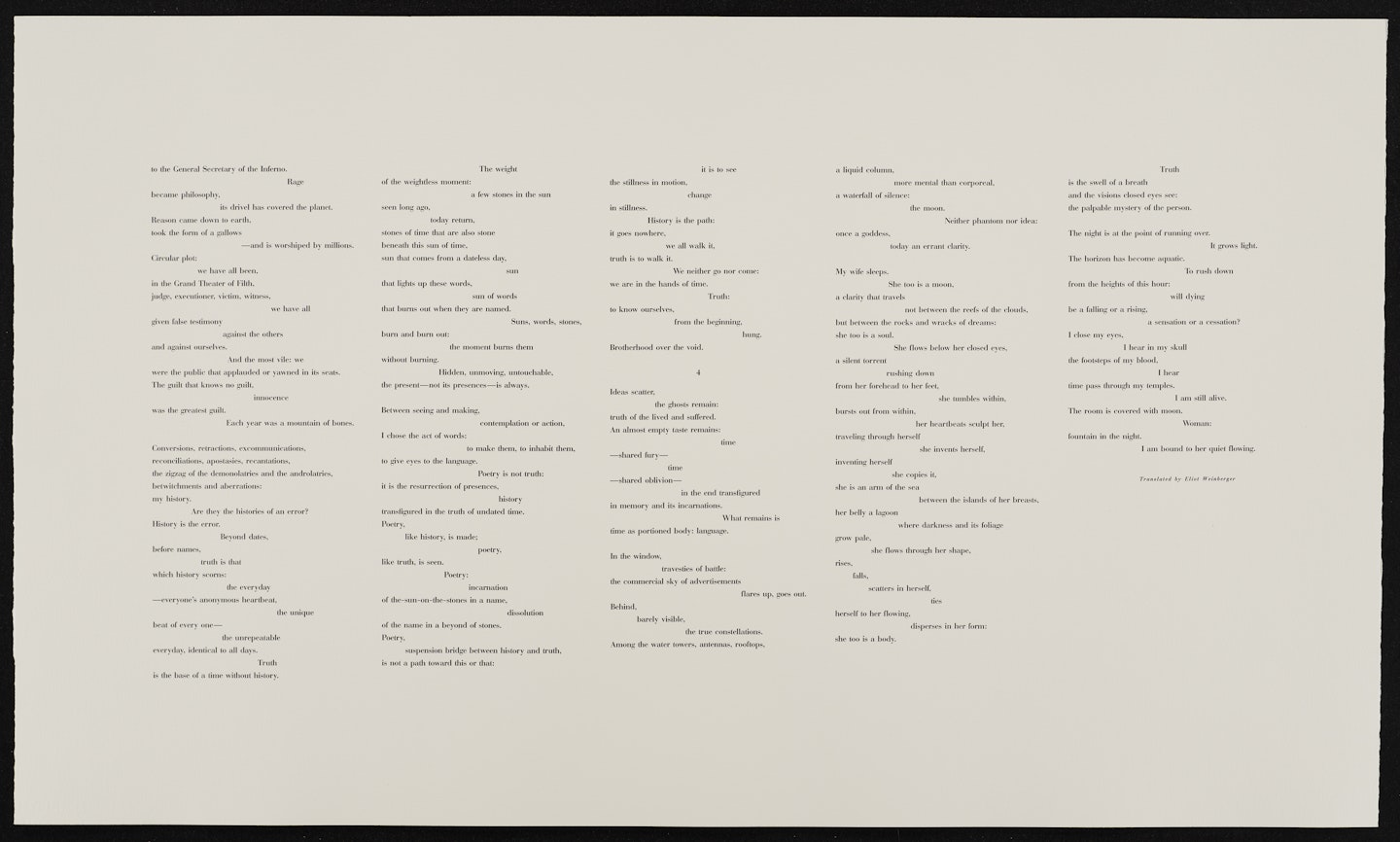 Three Poems by Octavio Paz