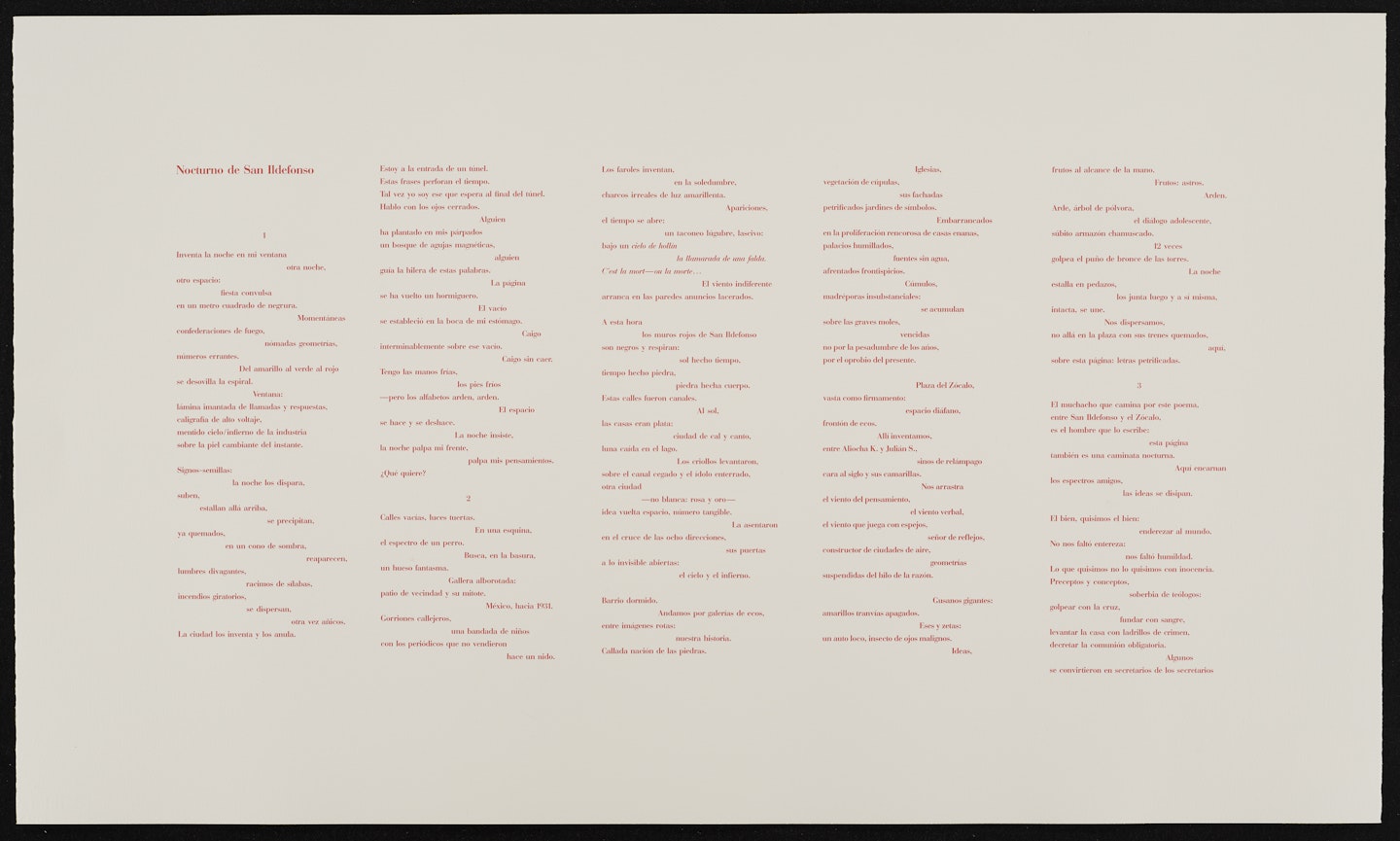 Three Poems by Octavio Paz