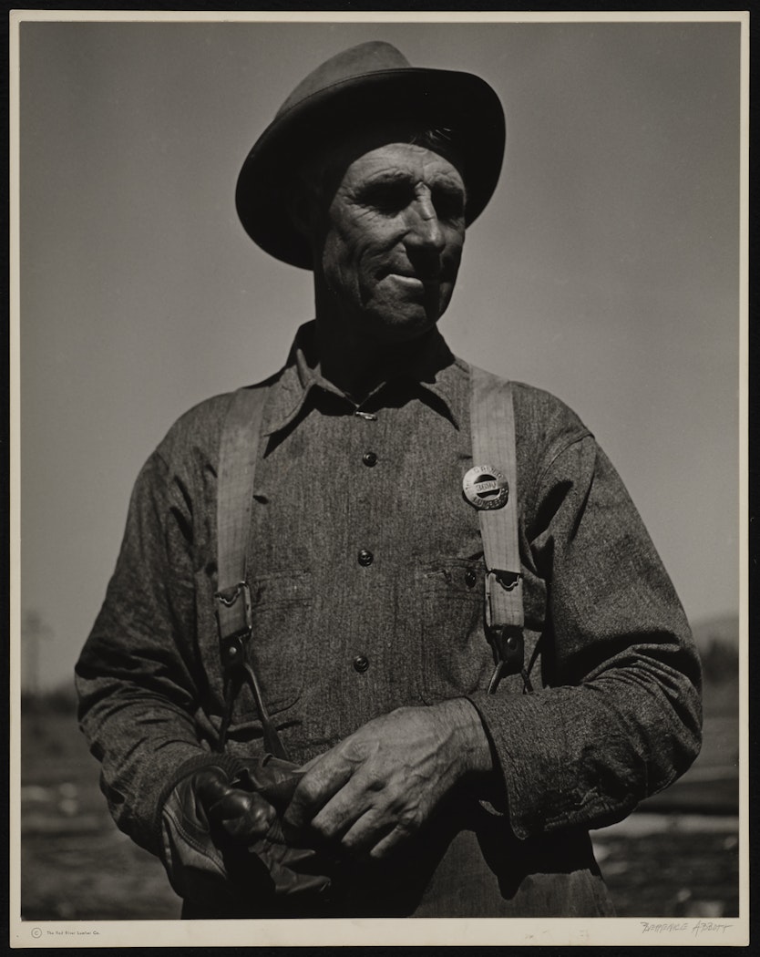 Logger of the Old School from The Red River Photographs