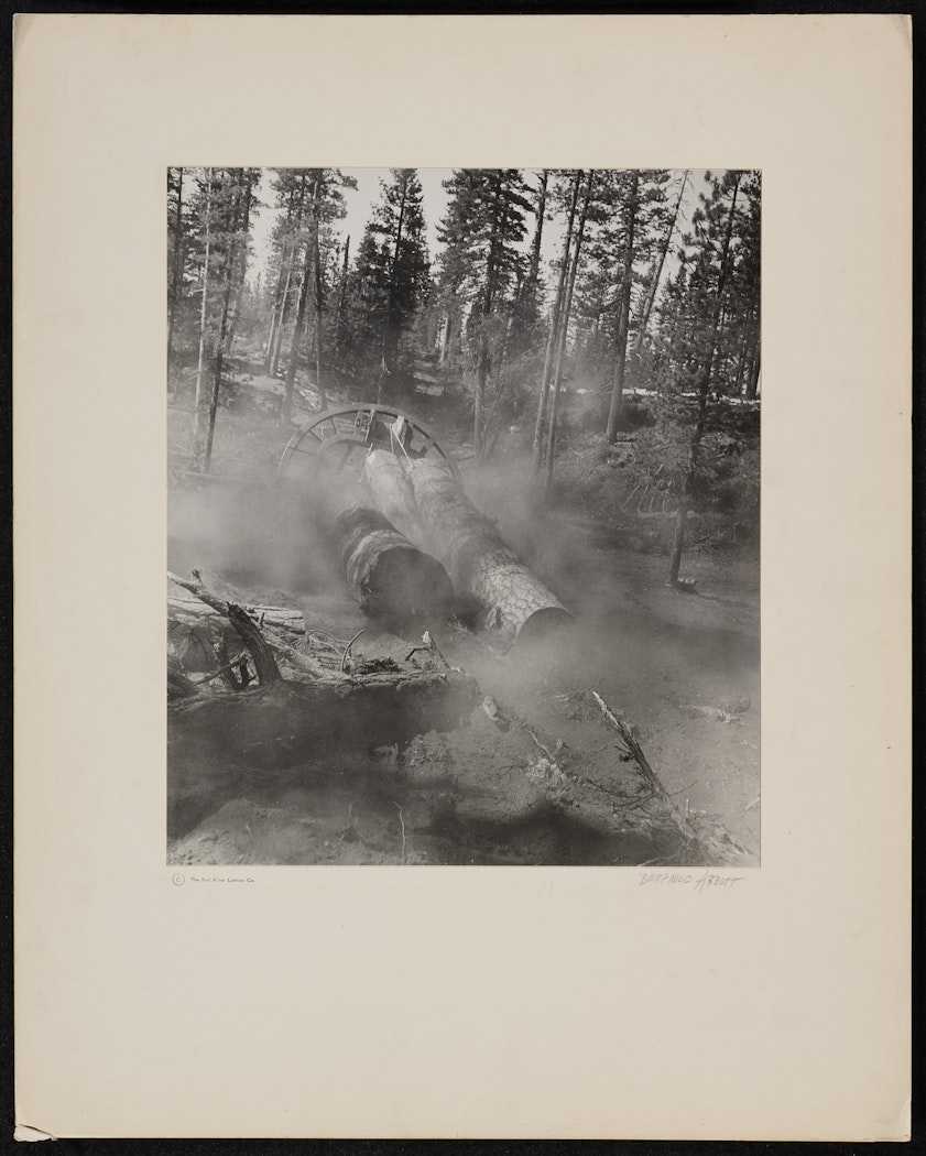 Tractor and Dust from The Red River Photographs