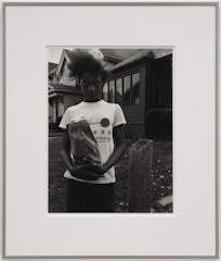 A Girl Coming from the Store, Rochester, New York