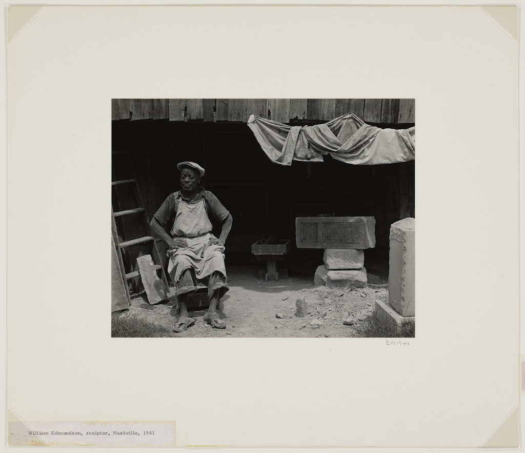 William Edmondson, Sculptor, Nashville from the 50th Anniversary Portfolio: 1902-1952