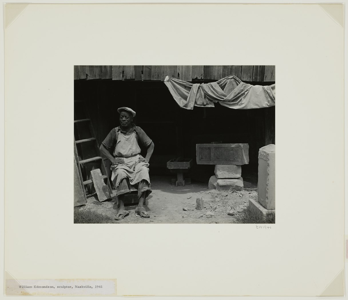 William Edmondson, Sculptor, Nashville from the 50th Anniversary Portfolio: 1902-1952