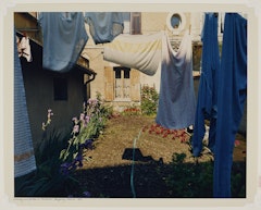 Laundry and Garden - Auxerre, Burgundy, France 1986