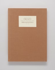 Twenty Broadsides