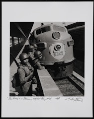 Soldiers and Train, Mexico City