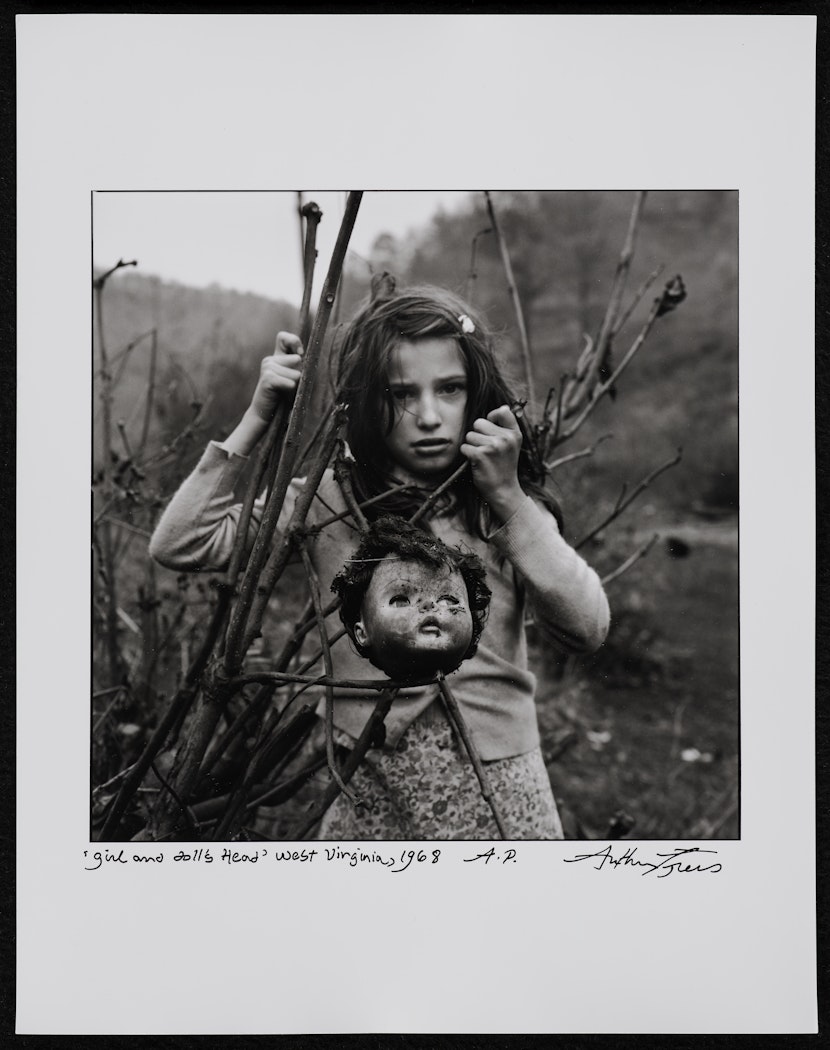 Girl and Doll's Head, West Virginia