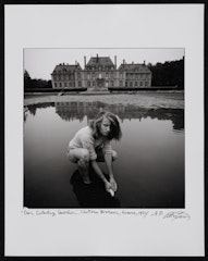 Girl Collecting Goldfish, Chateau Breteuil, France