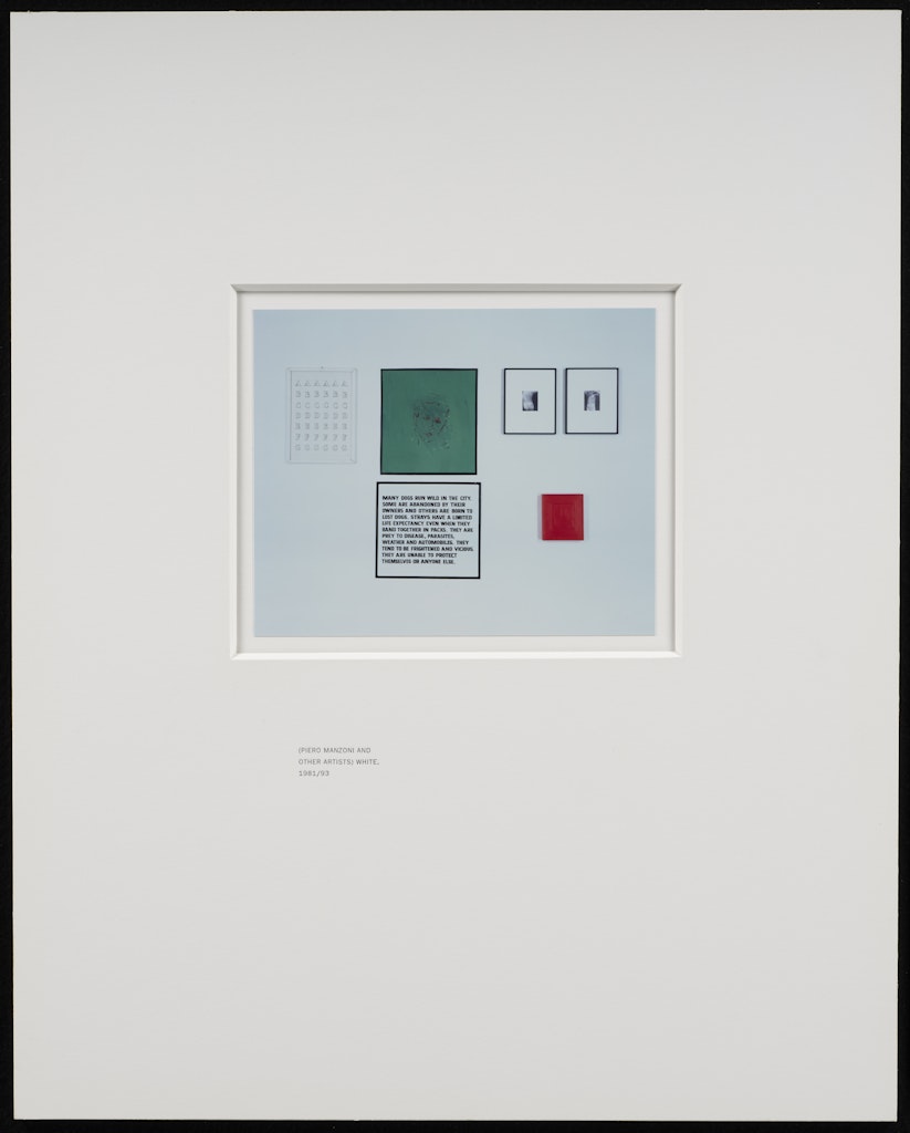 (Piero Manzoni and Other Artists) White from OCTOBER PORTFOLIO ONE
