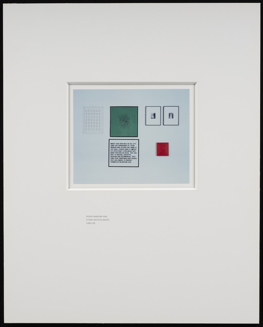 (Piero Manzoni and Other Artists) White from OCTOBER PORTFOLIO ONE