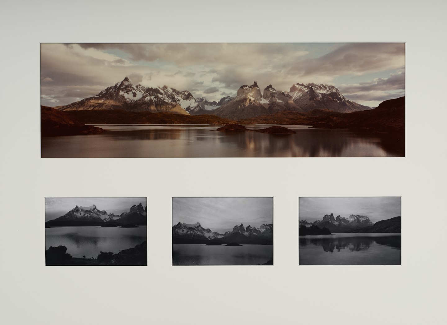 Torres Paine at Dawn/Lago Nordenskjold, Chile  from Cosas Patagonicas:  Remoteness Passage/Position/Context/ Restlessness/Uncertainty/and the End of the World