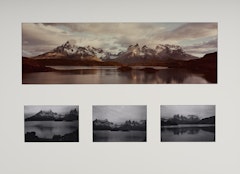 Torres Paine at Dawn/Lago Nordenskjold, Chile  from Cosas Patagonicas:  Remoteness Passage/Position/Context/ Restlessness/Uncertainty/and the End of the World