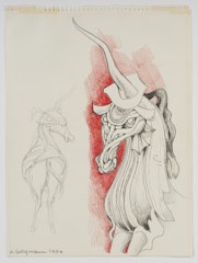 Unicorn (Two Views) for the Menotti ballet: "The Unicorn, The Gorgon and The Manticore"