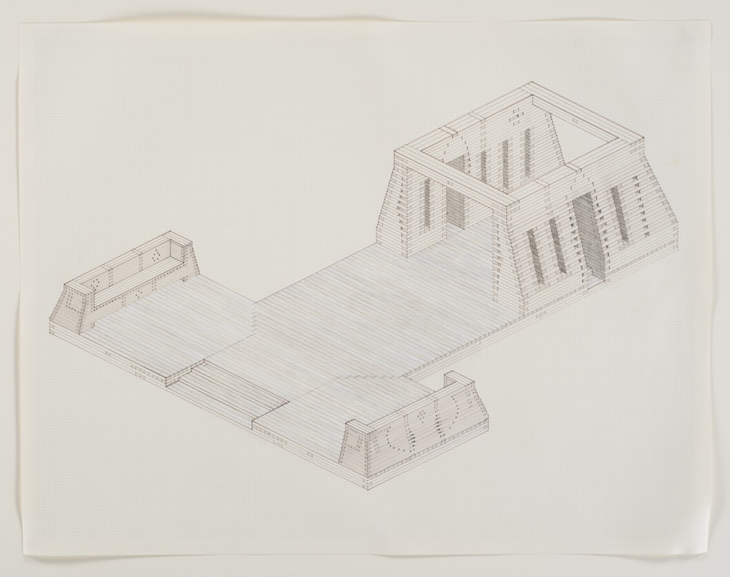 axonometric drawing for Belvedere