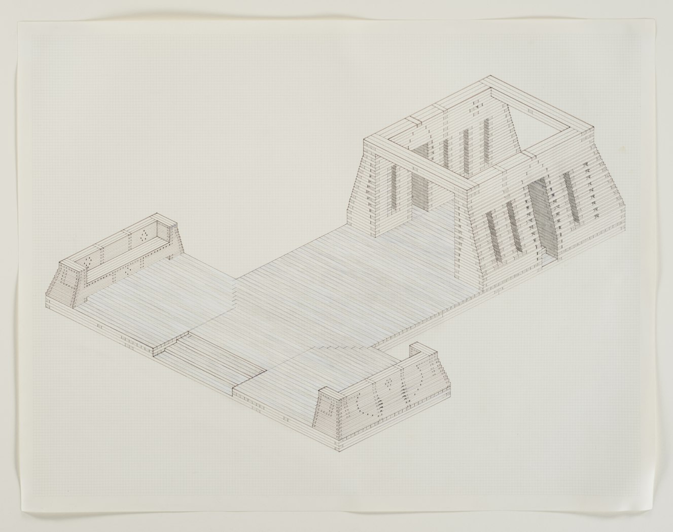 axonometric drawing for Belvedere