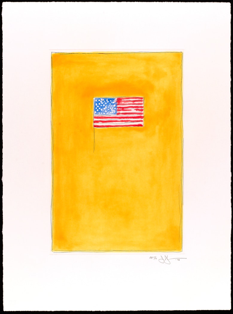 Flag on Orange