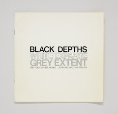 Black Depths, White Expanse, Grey Extent, and Four Other Works