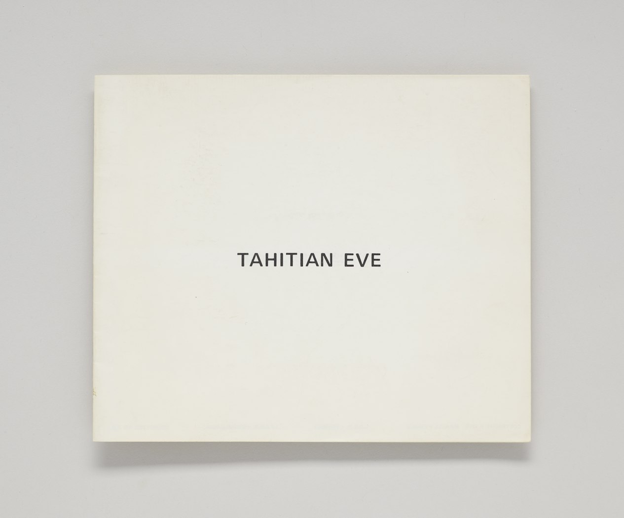 Tahitian Eve
