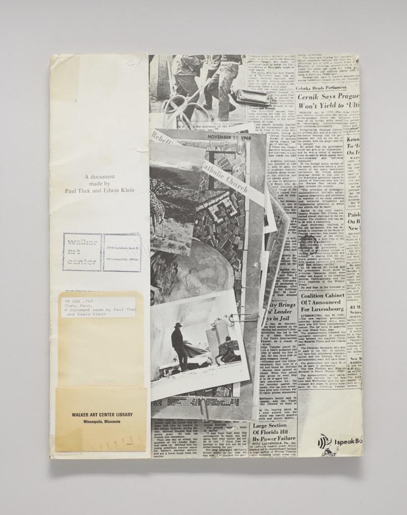 A Document Made by Paul Thek and Edwin Klein