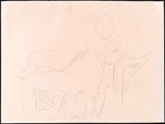 Figure Study: Nude Seated in a Chair