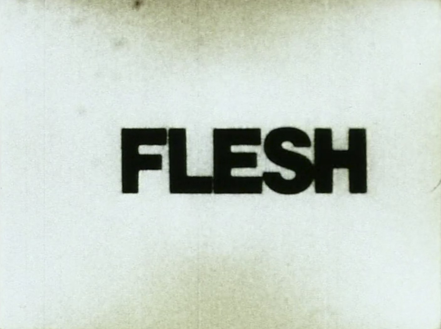 Fluxfilm No. 29 : Word Movie