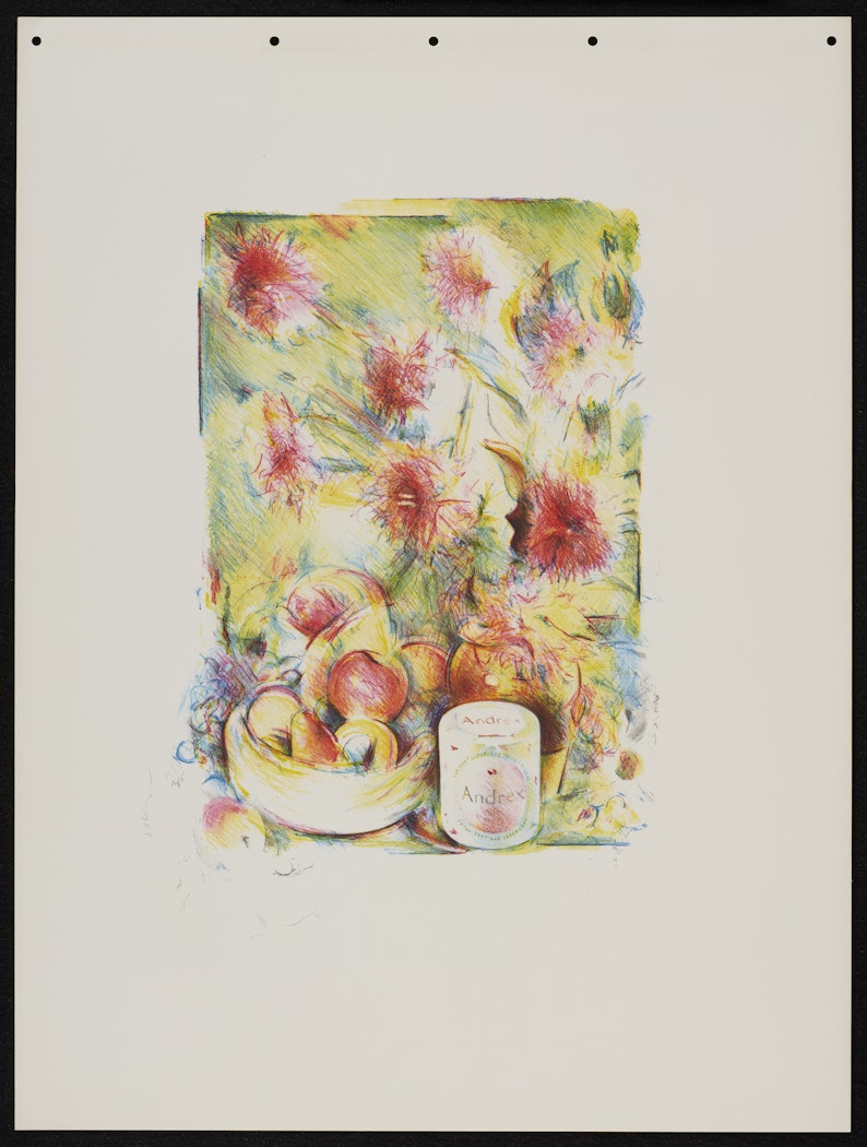 Flower - Piece B - Crayon Study