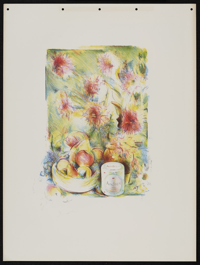 Flower - Piece B - Crayon Study