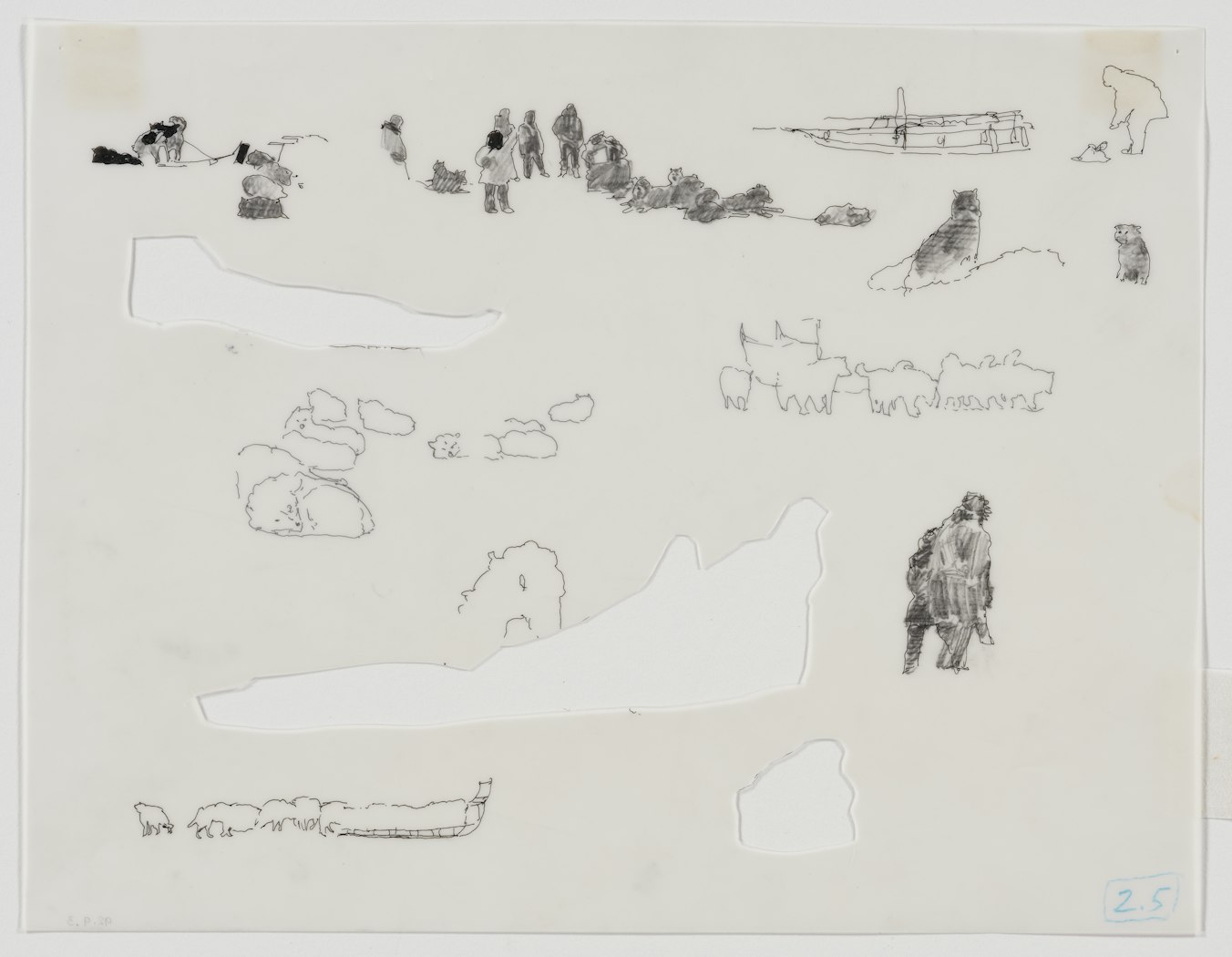 Studies for White on White