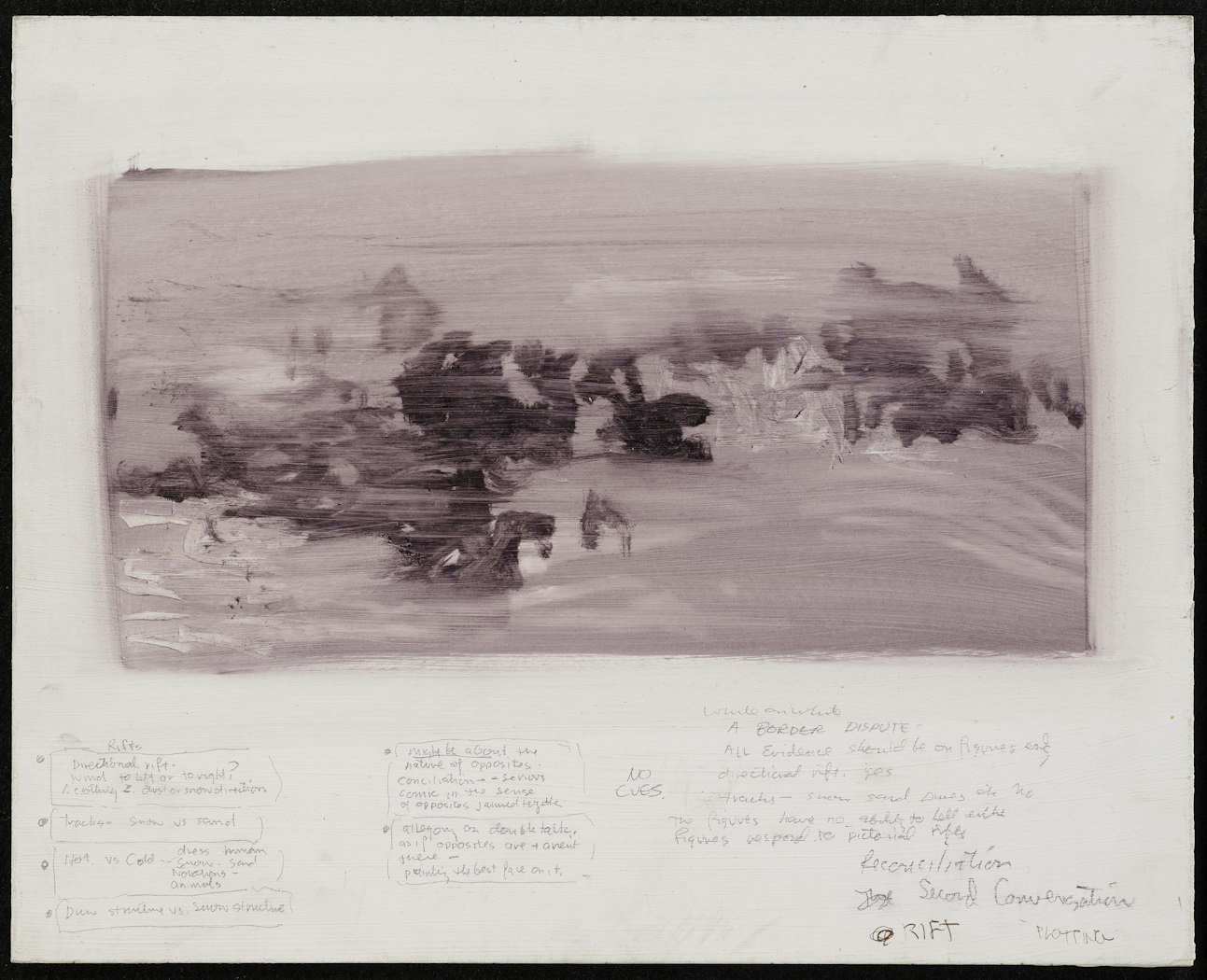 Studies for White on White