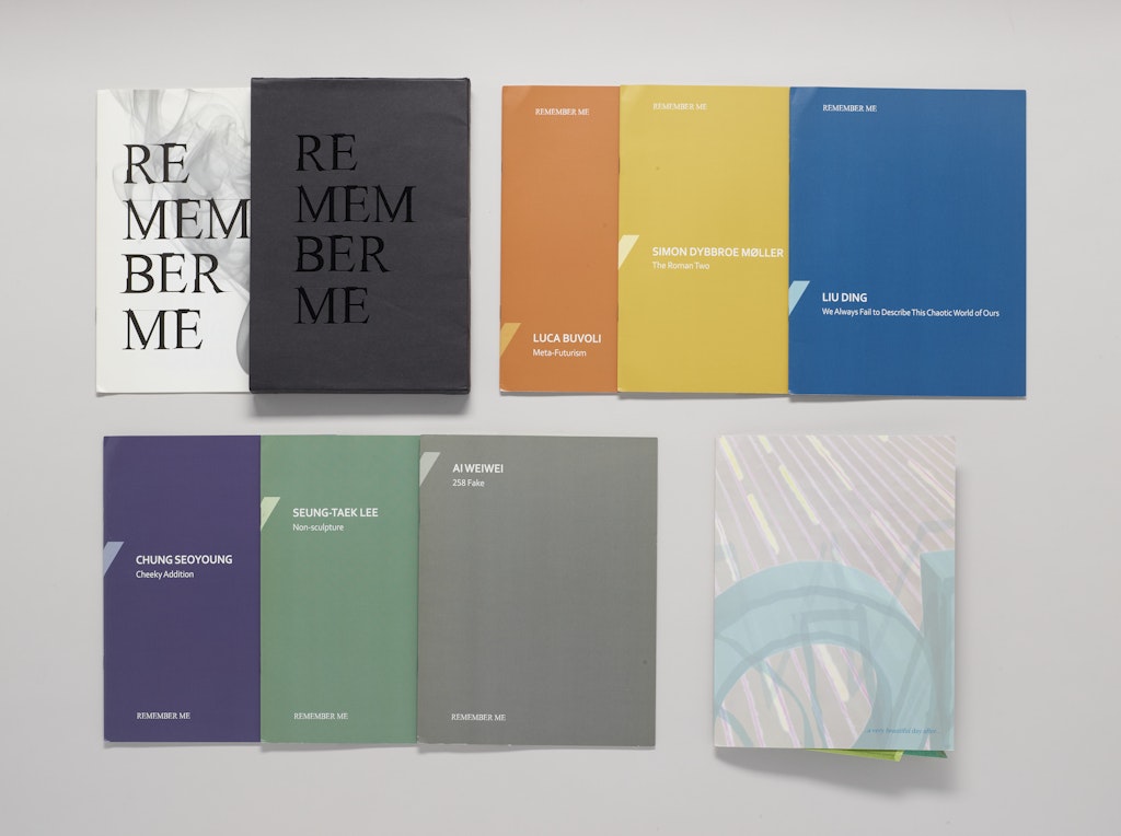 Remember me: Ai Weiwei, Chung Seoyoung, Seung-taek Lee, Simon Dybbroe Møller, Liu Ding, Luca Buvoli