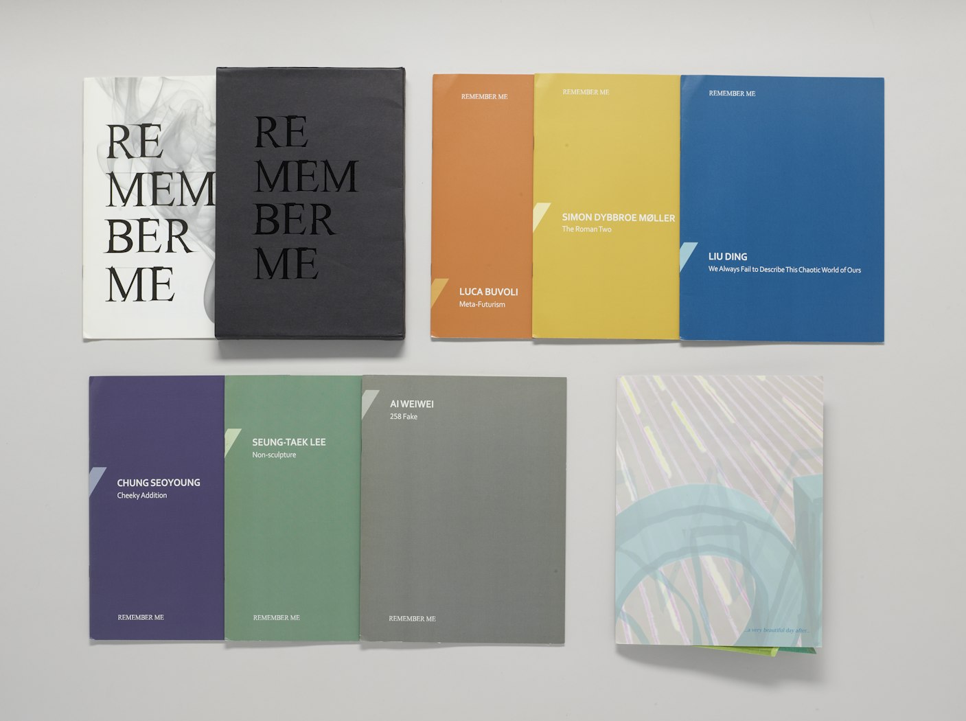 Remember me: Ai Weiwei, Chung Seoyoung, Seung-taek Lee, Simon Dybbroe Møller, Liu Ding, Luca Buvoli