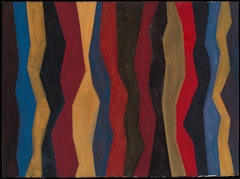Irregular Vertical Bands (Zig-Zag)