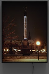 Public Projection: Victory Column, Schlossplatz, Stuttgart, 1983