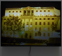 Public Projection: South Africa House, Trafalgar Square, London, 1985