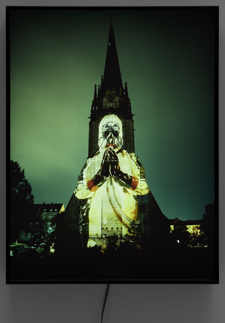 Public Projection: Martin Luther Kirche, Kassel, West Germany, 1987