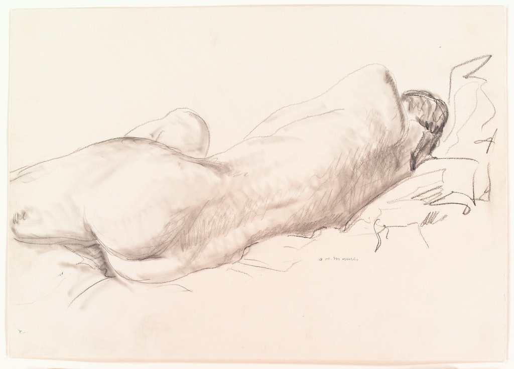 Figure Study, Reclining Female Nude