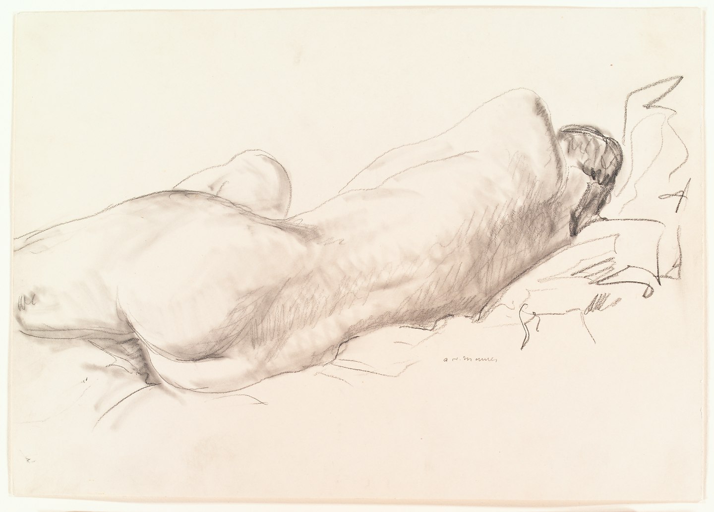 Figure Study, Reclining Female Nude