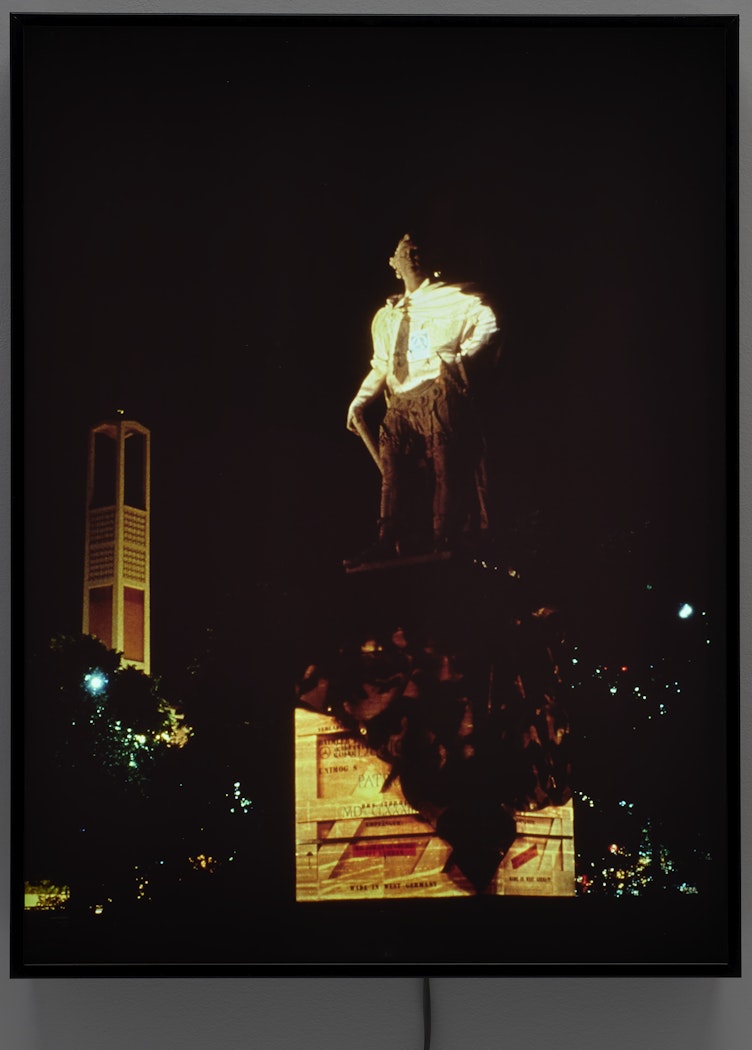 Public Projection: Monument to Friederich II, Kassel, West Germany, 1987