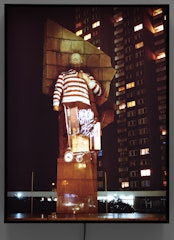 Public Projection: Lenin Monument, Leninplatz, East Berlin, 1990